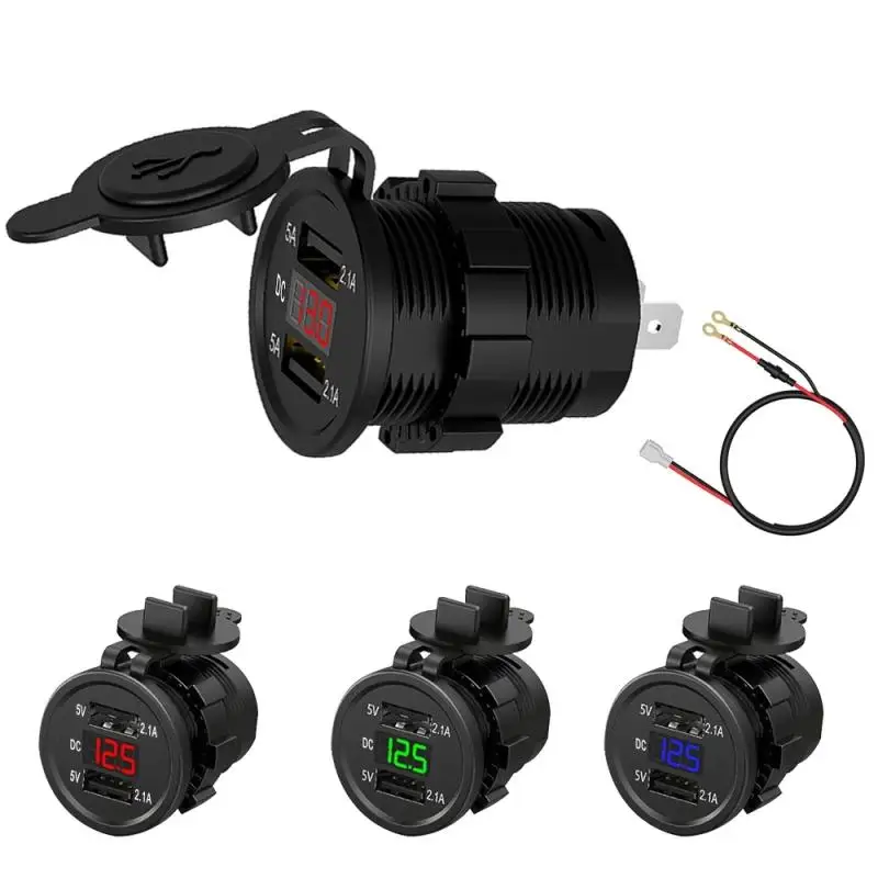 Розетка для автомобильного прикуривателя 12V 24V Водонепроницаемый штекер