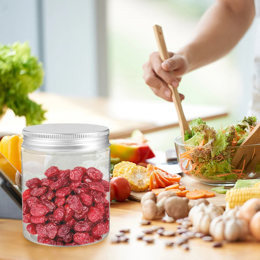 

12pcs Anti-dust Snack Jars Tea Cans Tea Jars Storage Cans (Transparent)