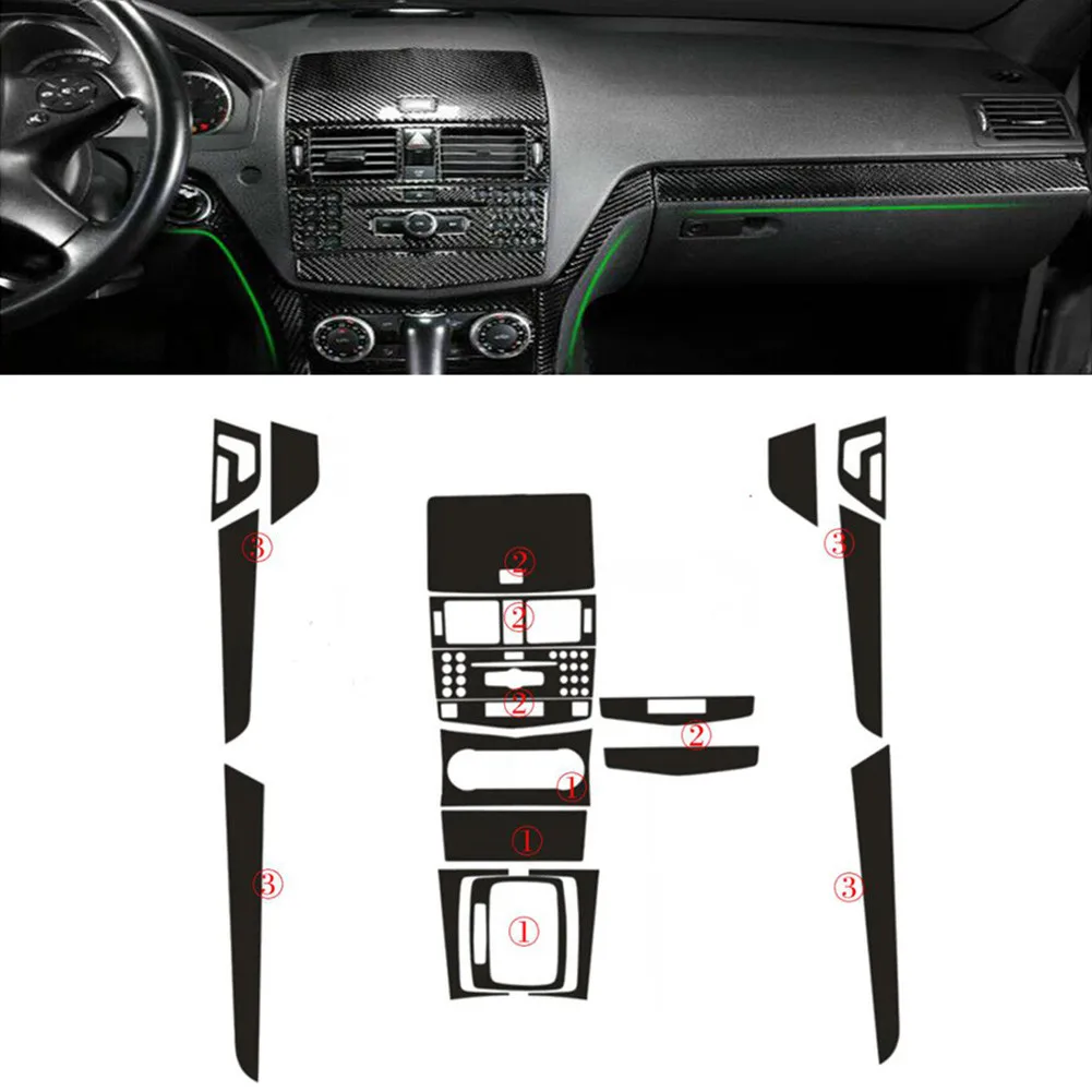 

Stickers Car Sticker Trim Waterproof Carbon Fiber Cover Interior Practical