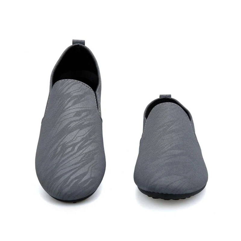 Spring New Men's Casual Loafers Shoes Breathable Light Fabric Fashion Men Black Gray Blue Flat with Cheap | Обувь