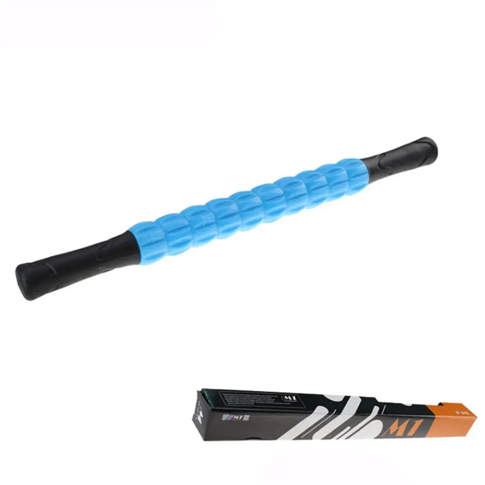 9 Spiky Yoga massage roller Pilates Muscle physical therapy relieve sticks Gym fitness equipment Body Massage tool |