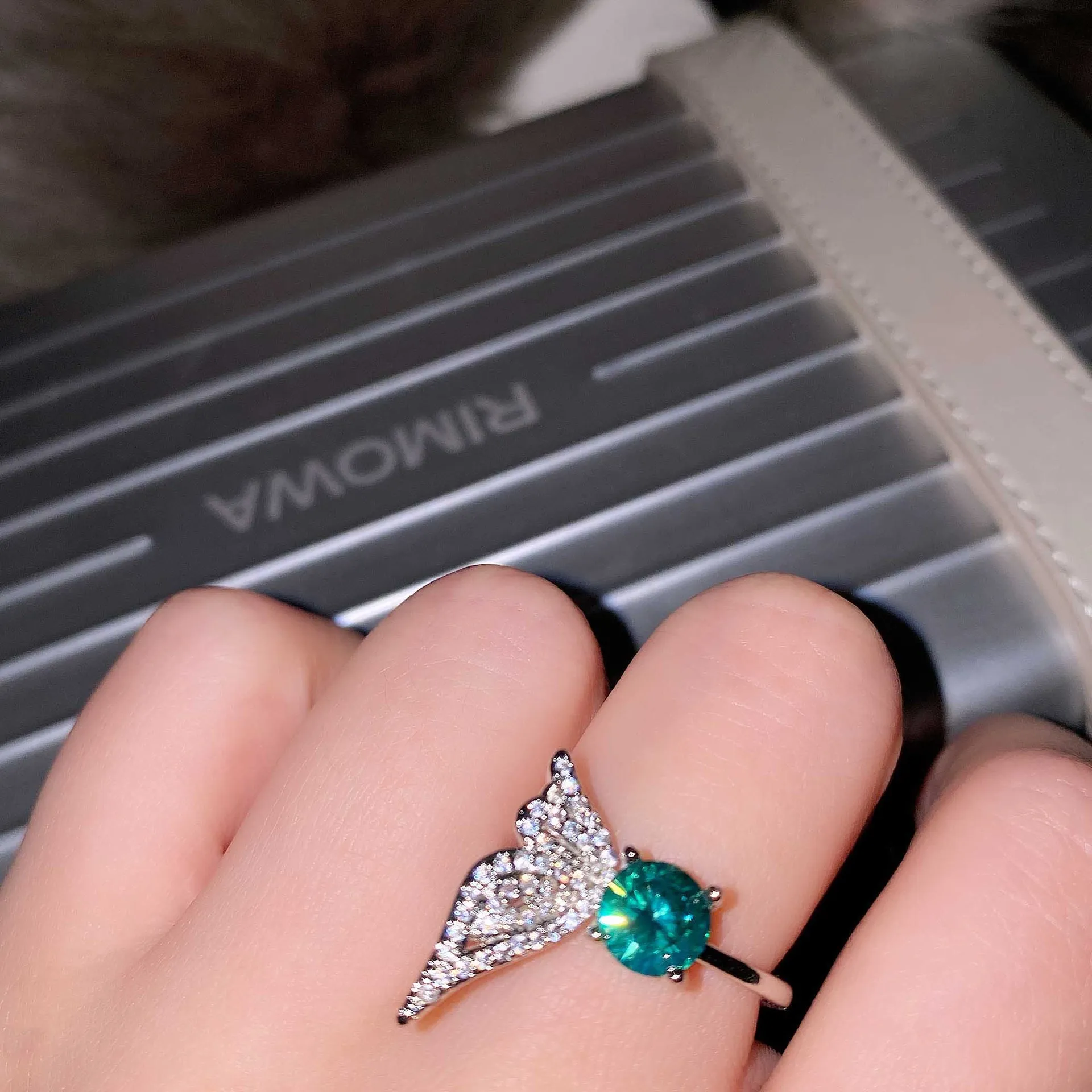 Женское кольцо с муассанитом имитацией муассанита 2 карата | Украшения и