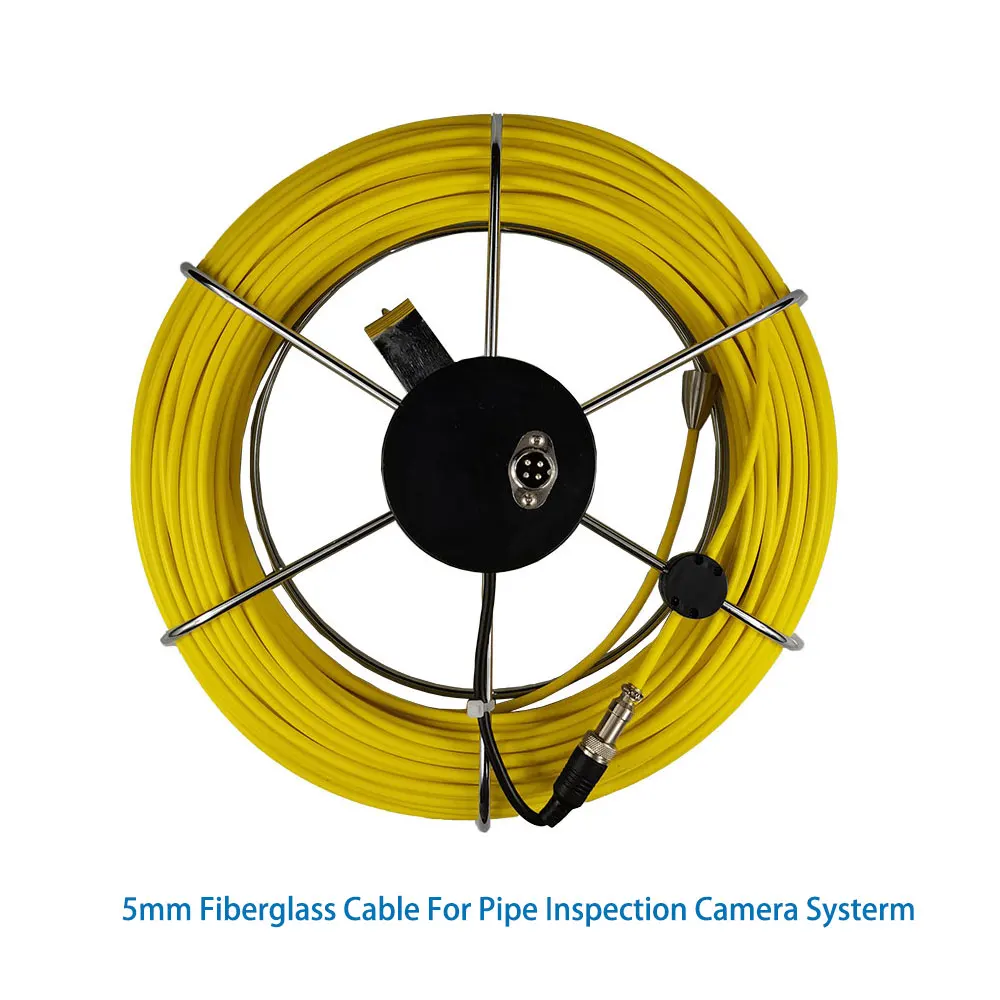 10/20/30M/40M/50M Replacement Cable for Sewer Drain Pipe Wall Inspection Camera System With Meter Counter