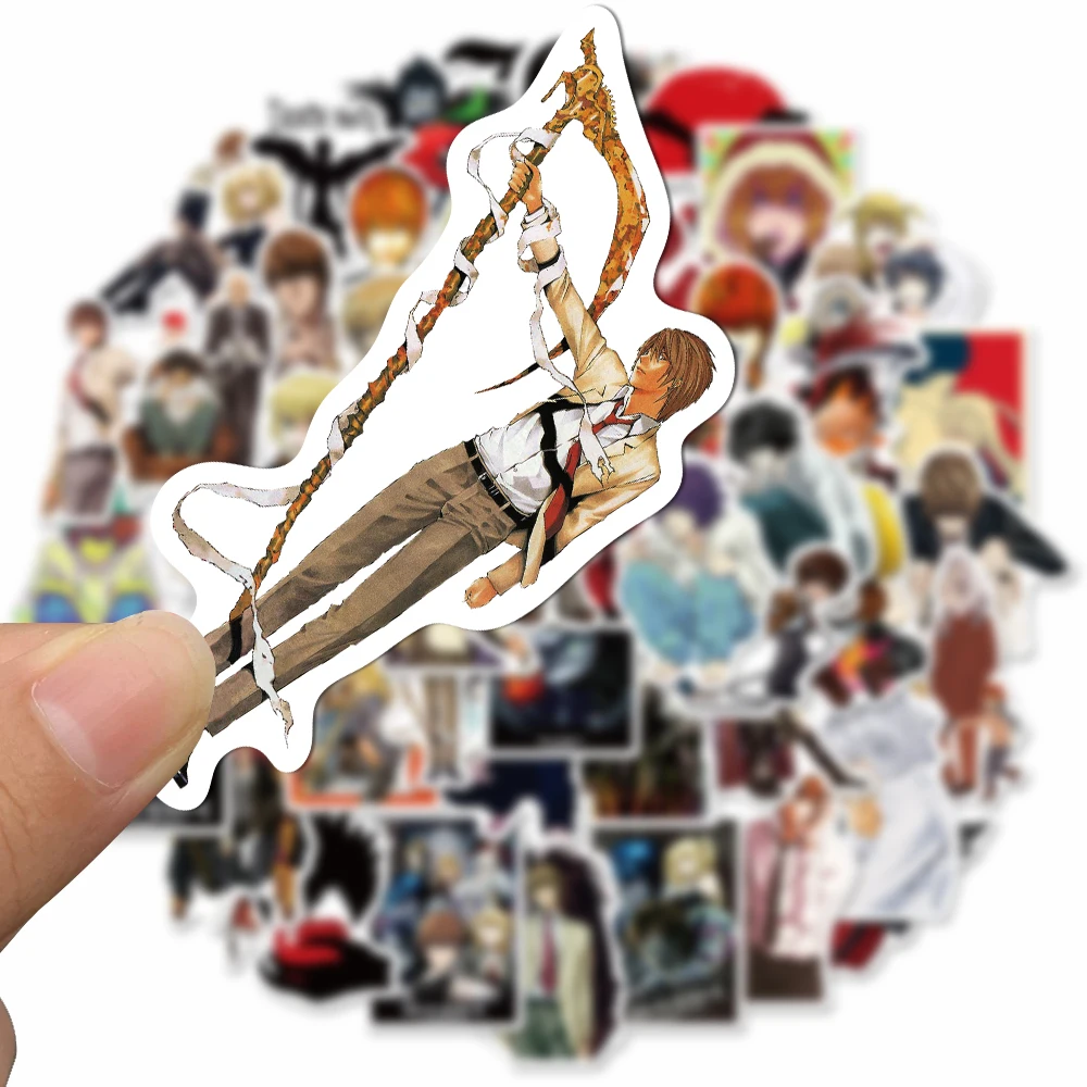 50 шт в наборе короткая футболка с героями из японского аниме тетрадь смерти