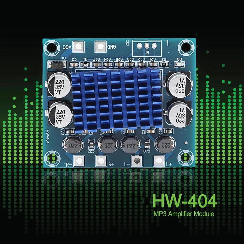 Двухканальный цифровой аудио усилитель мощности 30 Вт плата стерео класса D для MP3