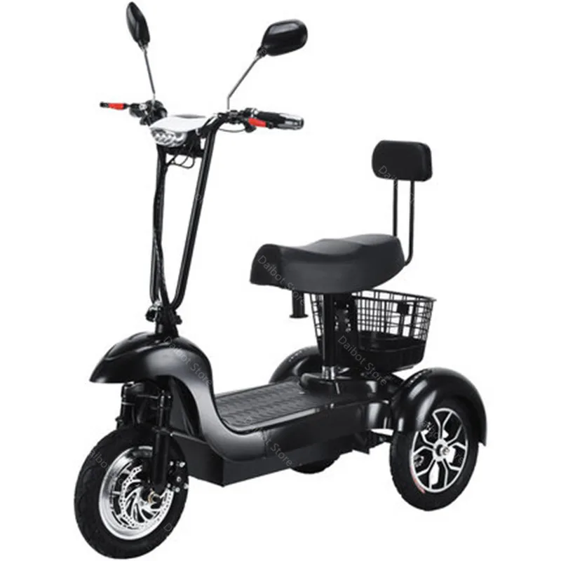 Электрический трехколесный велосипед для взрослых электротрицикл 500 Вт 48 в 35 км/ч