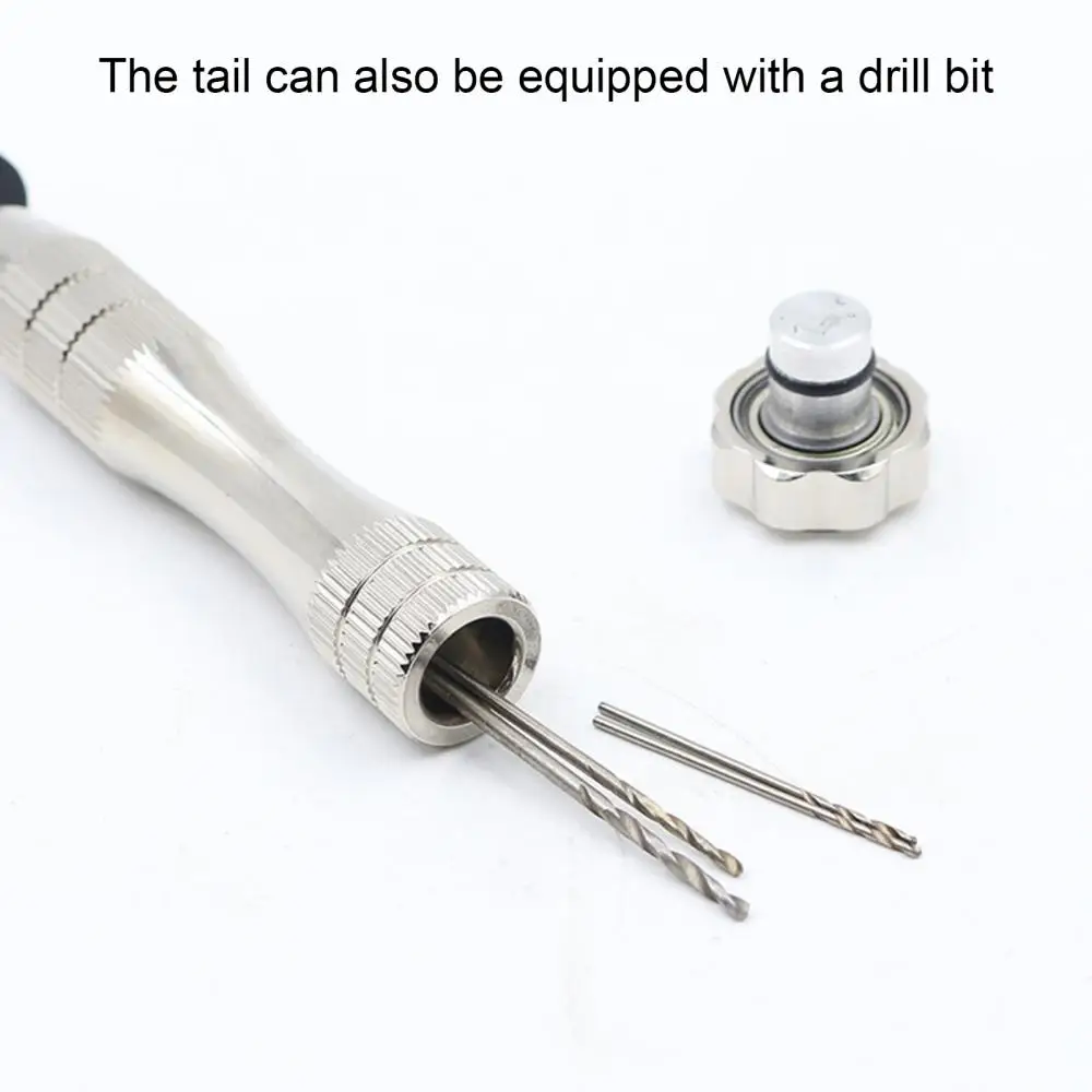 

11Pcs/Set Swivel Twist Hand Drill Bits Drilling Tool DIY Handmade Model Making Aluminum Alloy Manual Punch Tools
