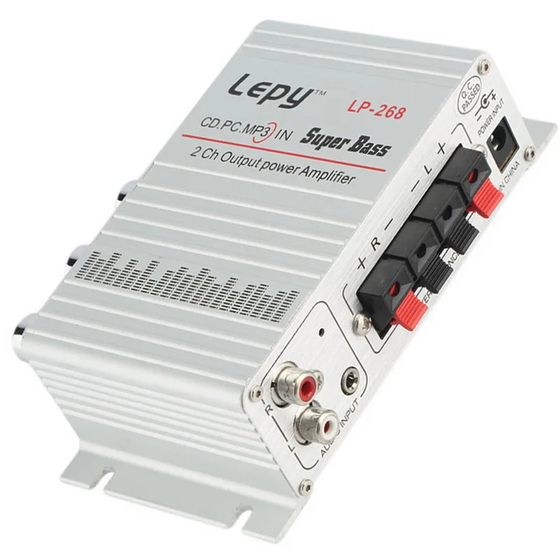 LEPY LP 268 Hi Fi Super Bass MP3 iPod CD плеер 12 В Автомобильные усилители стерео автомобильный