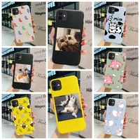 fashion soft silicone phone case for huawei honor v10 view10 v20 v30 pro cartoon cute animal pattern back cover protection bag