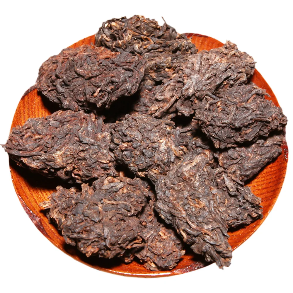 

China Yunnan 2005 Jishun Hao Chen Nian pu'er Cooked Ripe pu'er Tea Green Food for Health Care Lose Weight