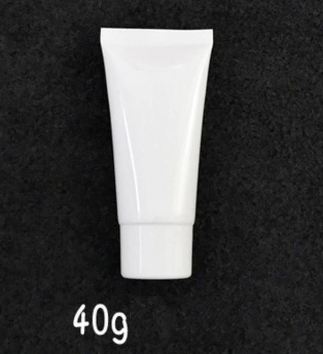 40ml 5 мл 10 мл 30 мл 50 мл 100 мл 200 мл белая пластиковая мягкая бутылка для макияжа для выдавливания крема пузырьки для шампуня емкость для лосьона 30 шт - Цвет: 40ml