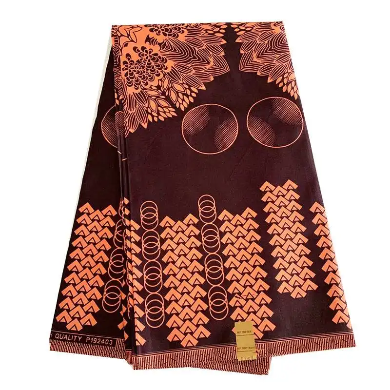 Оптовая продажа ткань из 100% полиэстера не хлопчатобумажная африканская