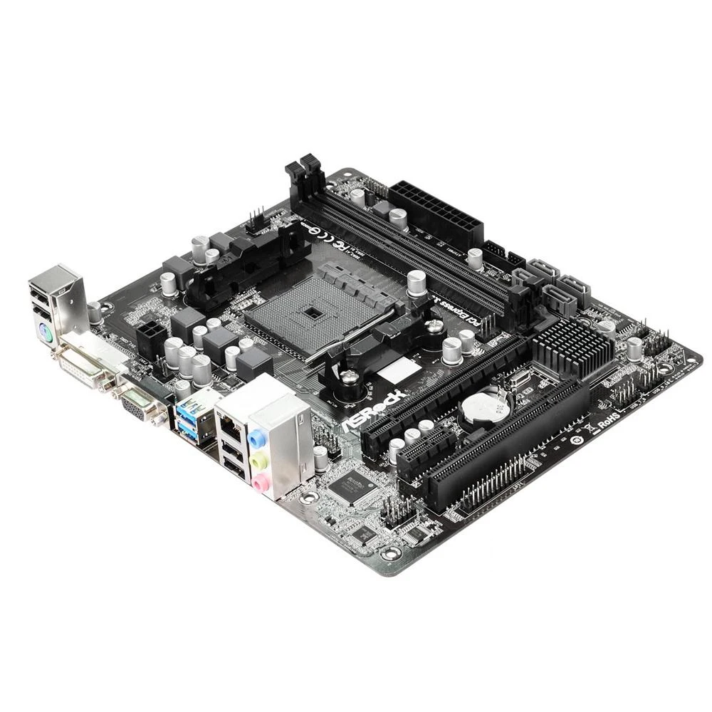 Материнская плата ASRock FM2 для настольного компьютера AMD Athlon × 4 740 3 2 ГГц ЦП DDR3 8 ГБ