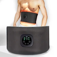 ems electric abdominal body slimming belt waist band smart abdomen muscle stimulator abs trainer fitness lose weight fat burn