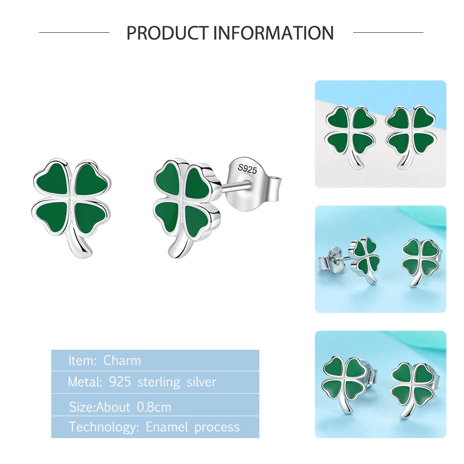 Серьги с эмалью в виде божьей коровки и кота из серебра 100% пробы | Украшения