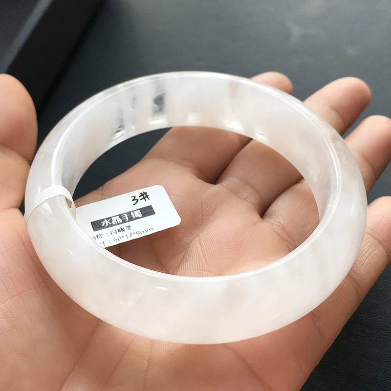 Браслет с Белым призраком из натурального кристалла для девочек женский подарок