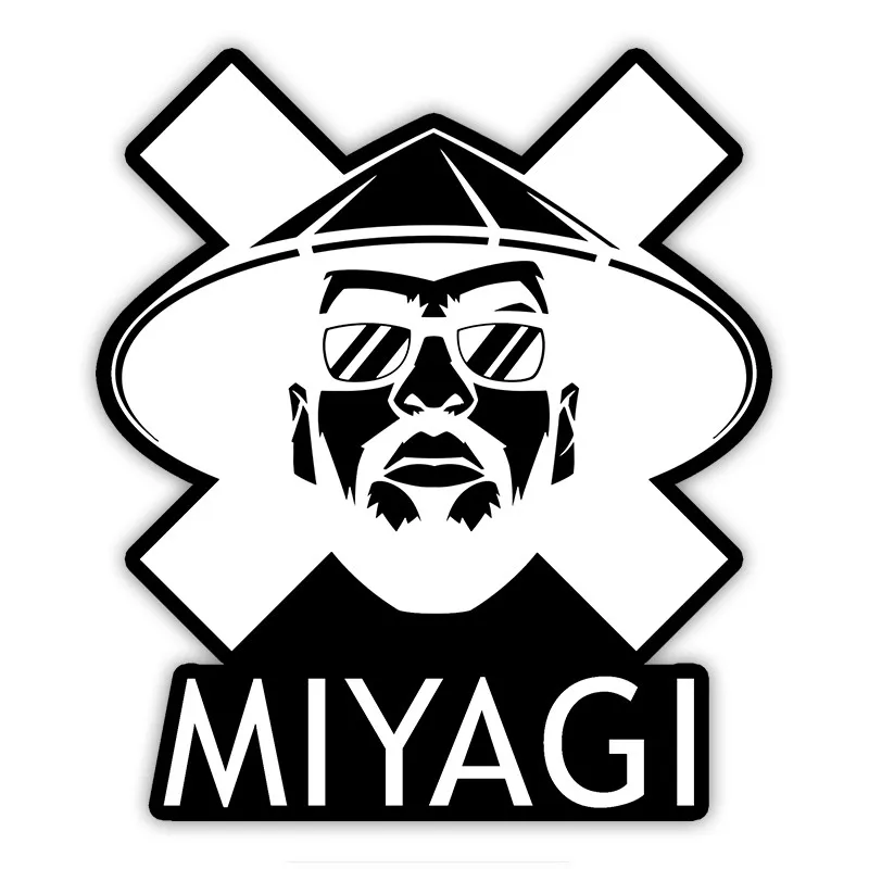 

Hip Hop Star MiyaGi Vinyl Car Sticker Decal Auto Waterproof Stickers 15x17cm