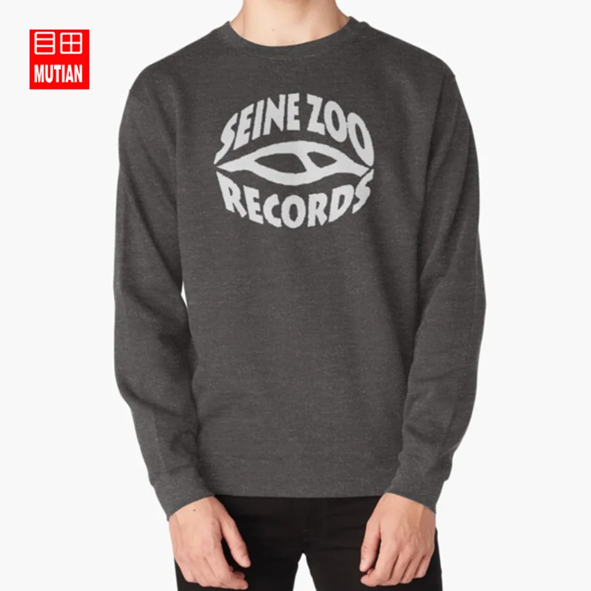 darkgrey-sweatshirt Seine zoo records толстовки nekfeu логотип альбом концерт seine zoo records - Цвет: darkgrey-sweatshirt