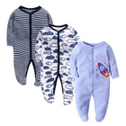 Комбинезон с капюшоном 0-2 лет, для девочек и мальчиков, хлопок, цвета в ассортименте