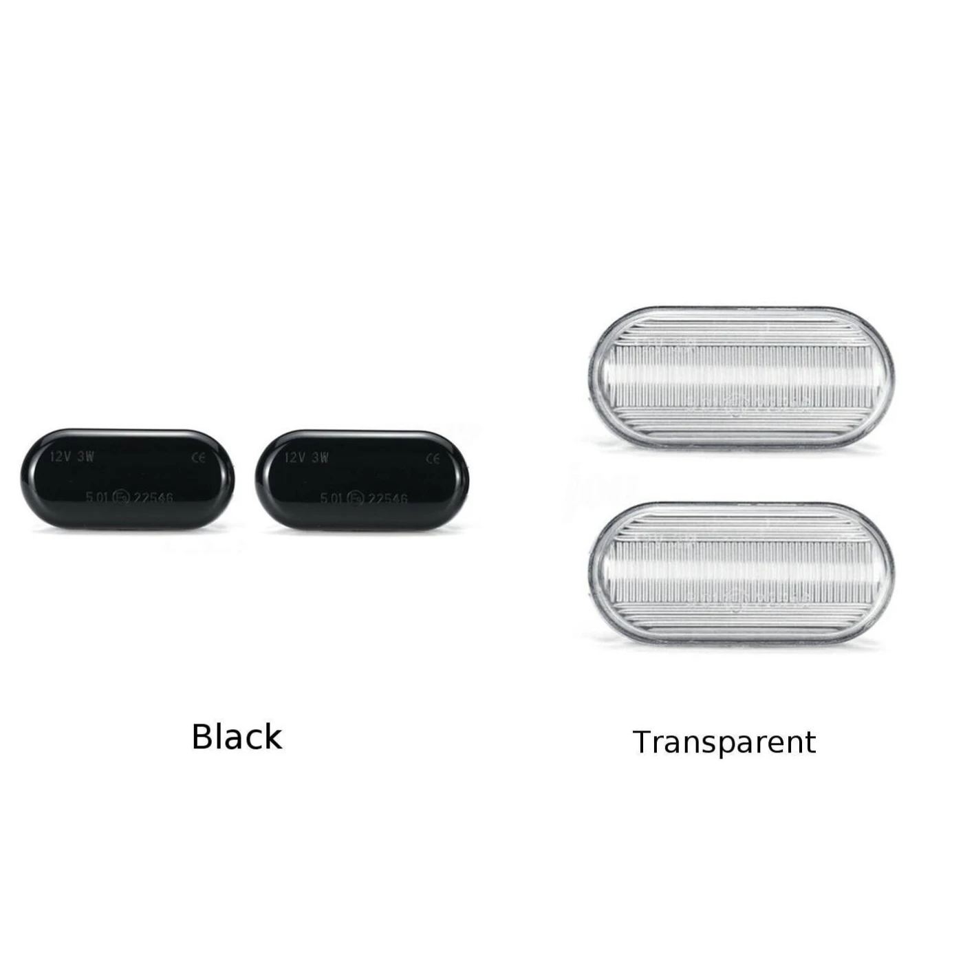 2 шт. DC12V 3 Вт Янтарный автомобильный боковой габаритный индикатор светильник для