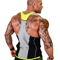 summer new men tank top gyms workout fitness bodybuilding sleeveless shirt male cotton clothing casual singlet vest undershirt
