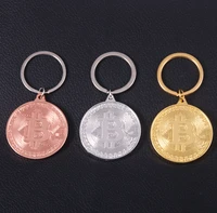 2021 newest bitcoin keychain music band keyring pendant women and men jewelry collection gift
