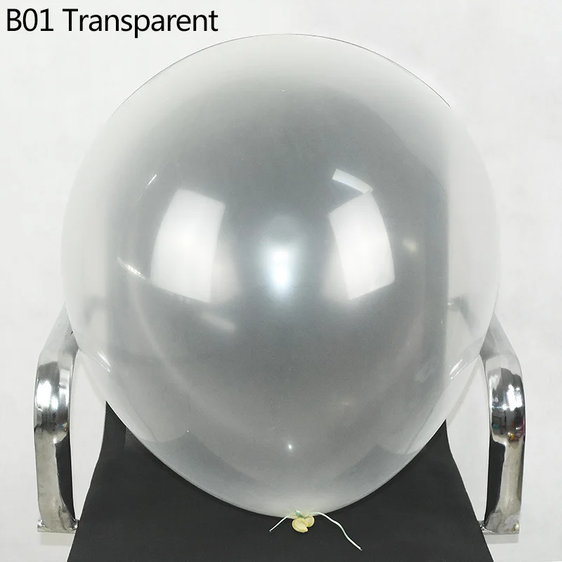 B01 36 дюймов 1 шт. большой латексный шар прозрачные воздушные шары для свадьбы, дня рождения, вечеринки, ребенка, душа Decorati красочный надувной шар - Цвет: B01