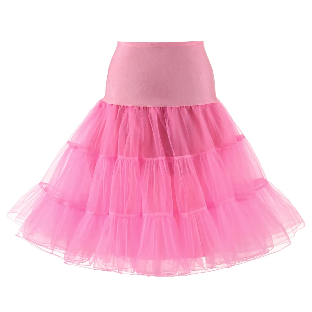 

FATAPAESE Puffy Women Crinoline A-Line Vintage Bridal Petticoat For Wedding Party Prom Dress Underskirt Rockabilly Tutu S-2XL