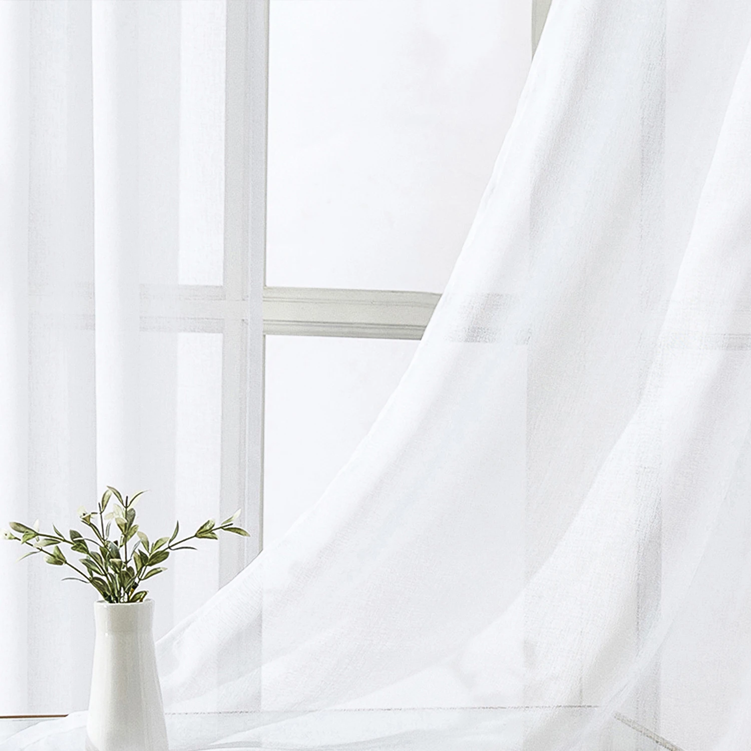 Однотонные однотонные шторы YokiSTG для гостиной спальни вуаль тюлевые на окна