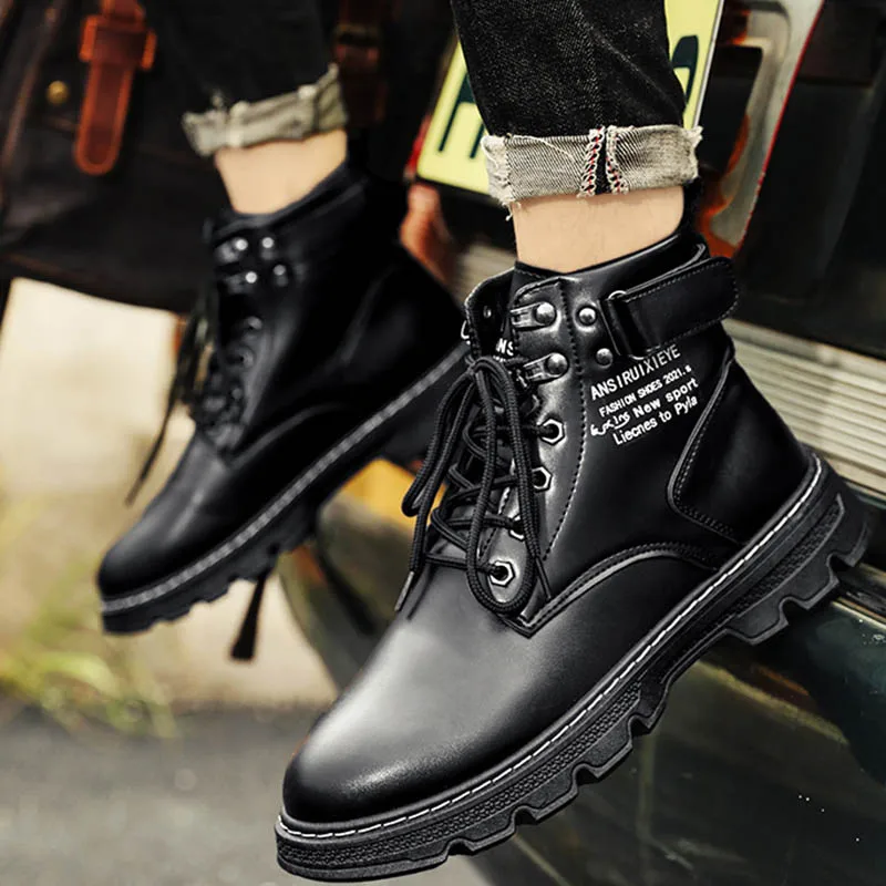 

Мужские зимние ботинки, водонепроницаемая Спортивная обувь, очень теплые мужские кроссовки, износостойкие мужские ботинки, уличные походн...