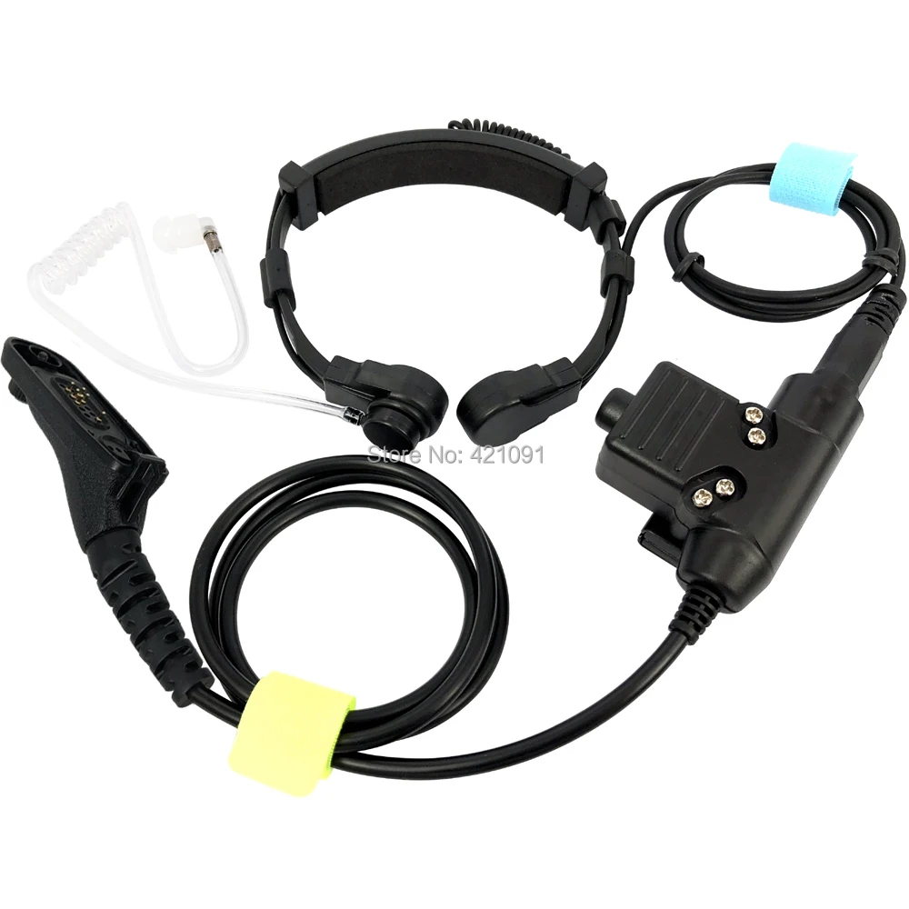 Тактическая сверхмощная гарнитура с микрофоном U94 PTT для Motorola MTP850S XIR P8268 P8200 APX4000