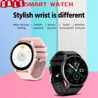 Часы с Bluetooth для мужчин и женщин, умные часы с полностью сенсорным фитнес-трекером, измерением кровяного давления, 2021