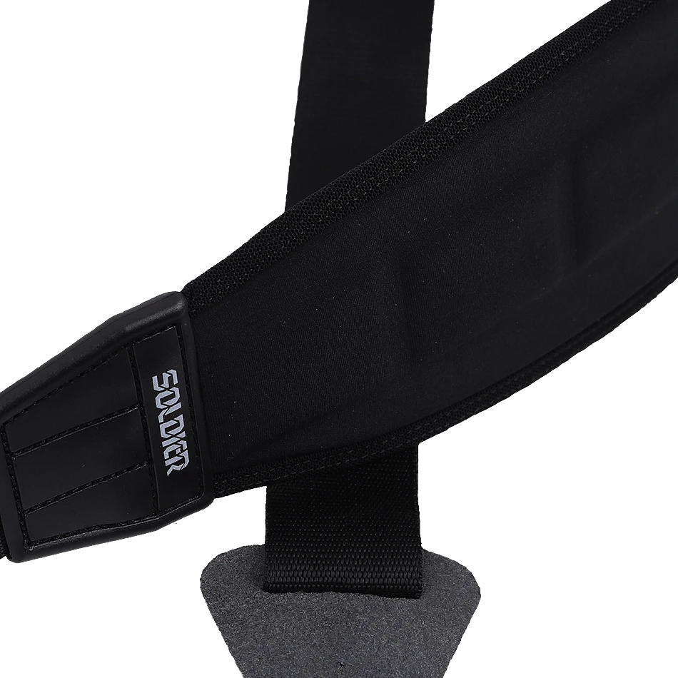 erweitern und verdicken schaum gummi schwarz akustische gitarre elektrische gitarre bass strap mit lederband ende verstellbaren gürtel free globa