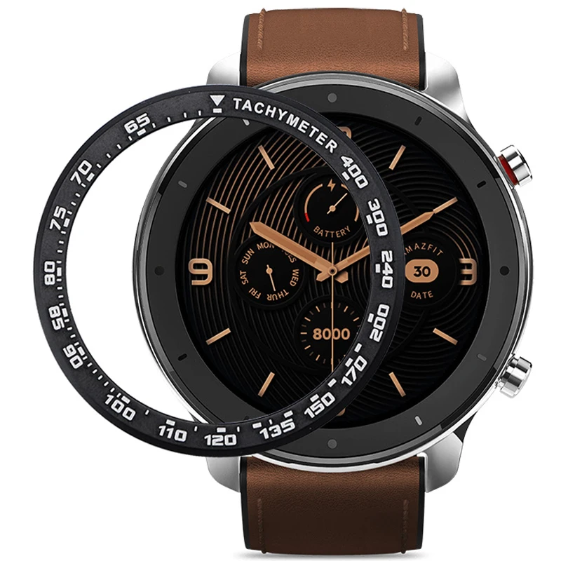 Чехол для Xiaomi Amazfit GTR 47 мм металлический чехол с внешней кромкой Безель кольцо
