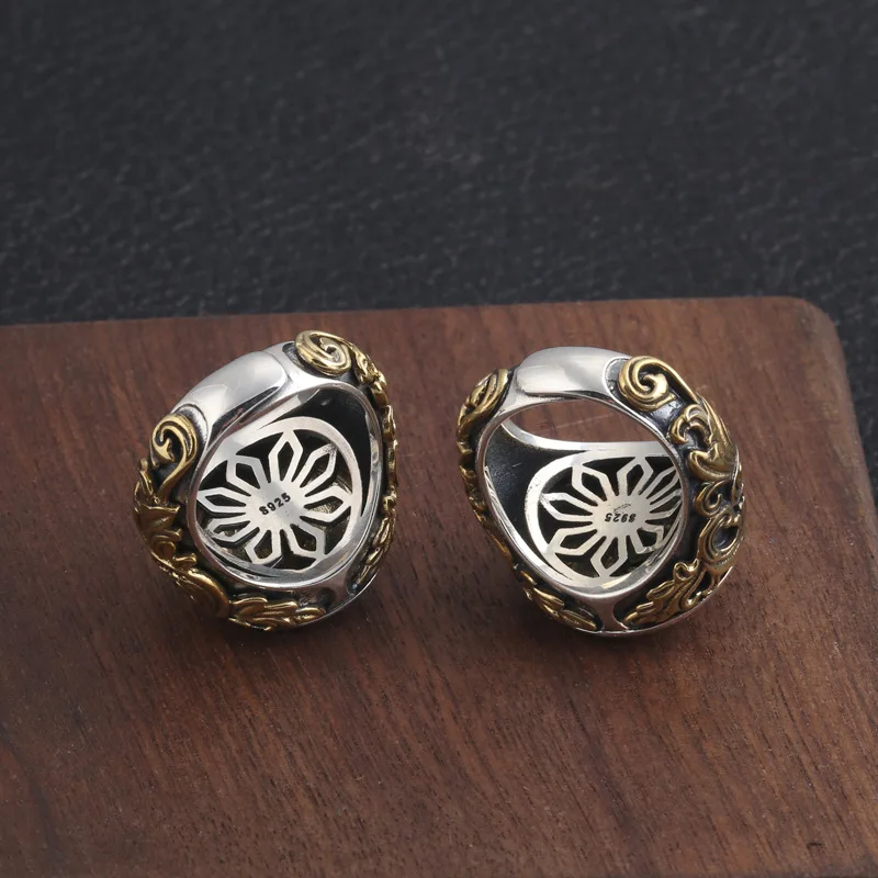 Тибетский Будда 925 пробы серебряные ювелирные изделия шесть слов мантровые