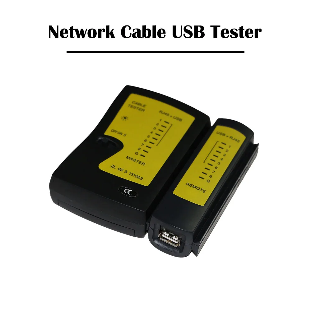 Тестер сетевого кабеля USB RJ11/RJ45 A B Cat 5e 6 разъем Мама мама сетевой соединитель