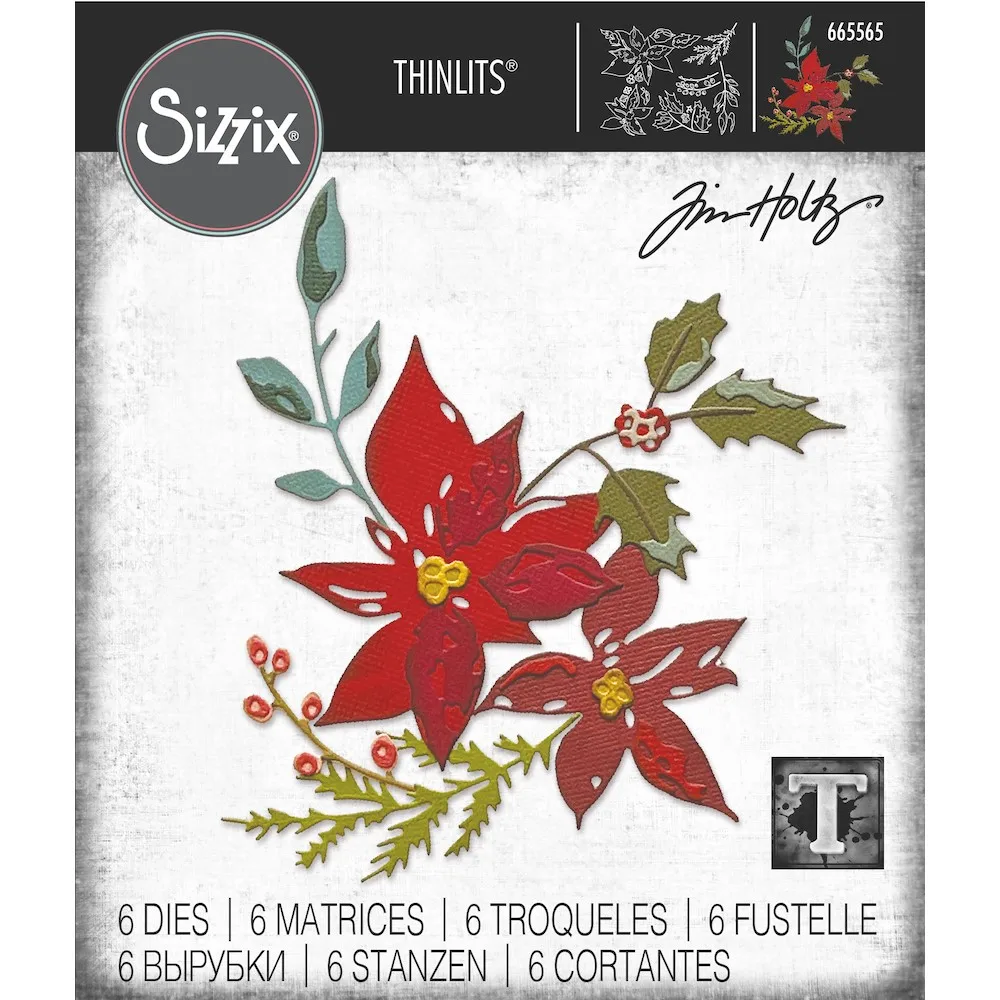 

Festive Bouquet Thinlits Dies Metal Cutting Dies for DIY Scrapbooking Crafts Dies Cut Stencils Maker Photo Album Template 2021