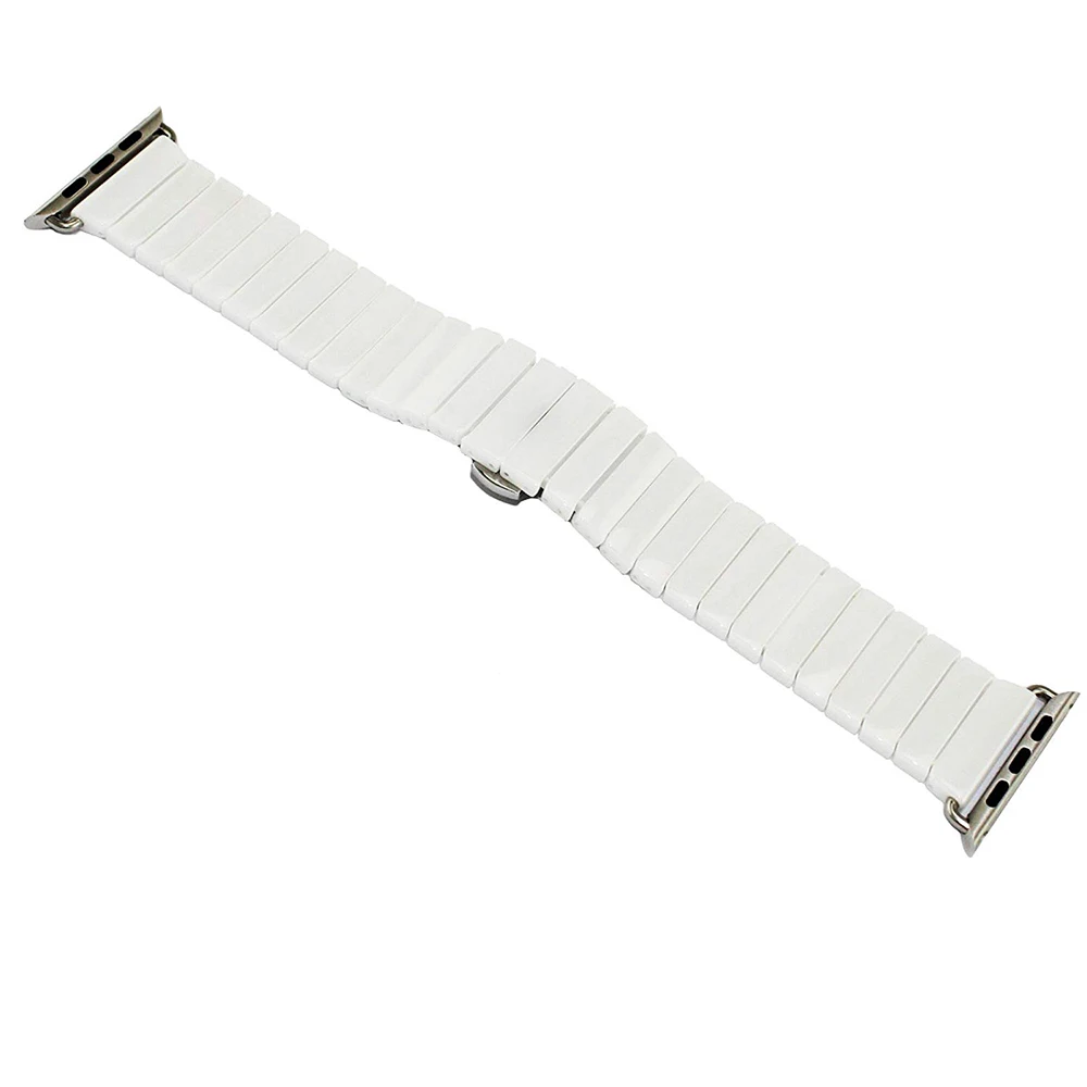 Керамический ремешок высокого качества ремешок для Apple Watch 3 2 1 42 мм 38 мм браслет ремешок для iwatch серии 4 5 40 мм 44 мм аксессуары
