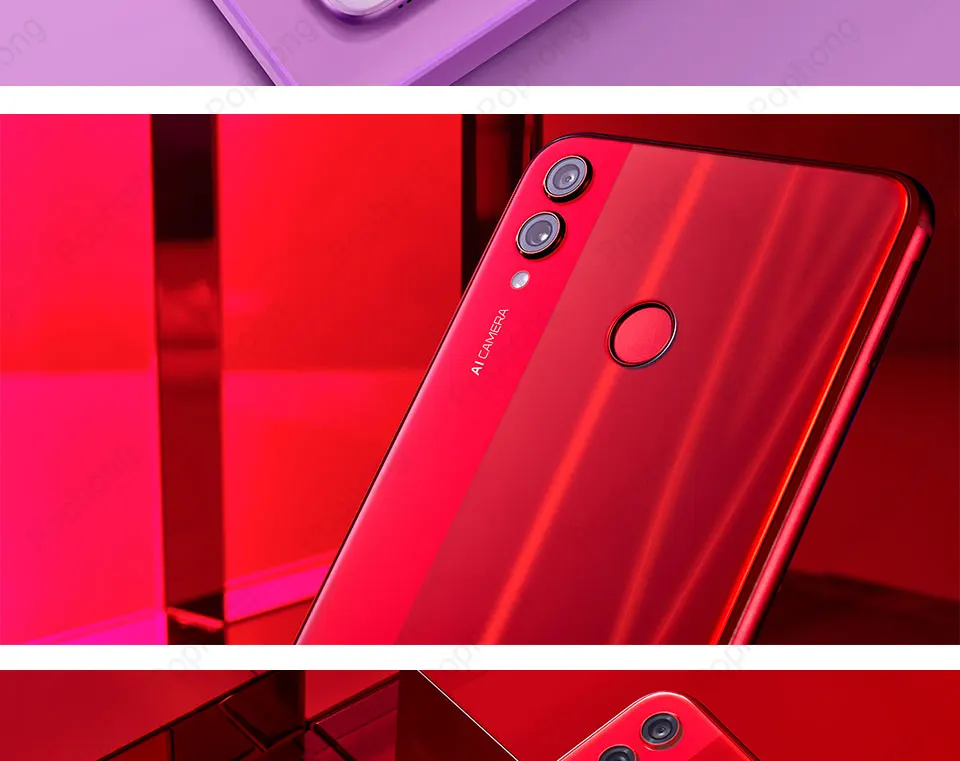 Глобальная Встроенная память huawei Honor 8X мобильного телефона 6,5 дюймов экран 3750 мАч батарея Android 8,2 Dual Back 20MP камера смартфон OTA обновление
