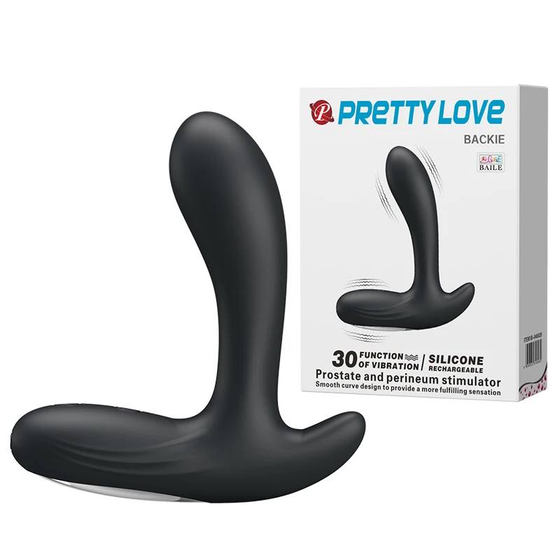 Вибратор для анального секса PrettyLove 30 Силиконовый водонепроницаемый вибрирующий