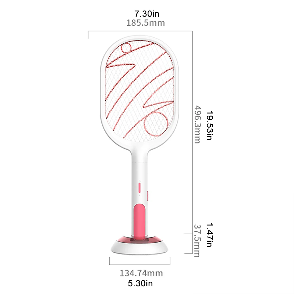 Электрическая ловушка для мух 3000 В 2 в 1 с USB-зарядкой | Дом и сад