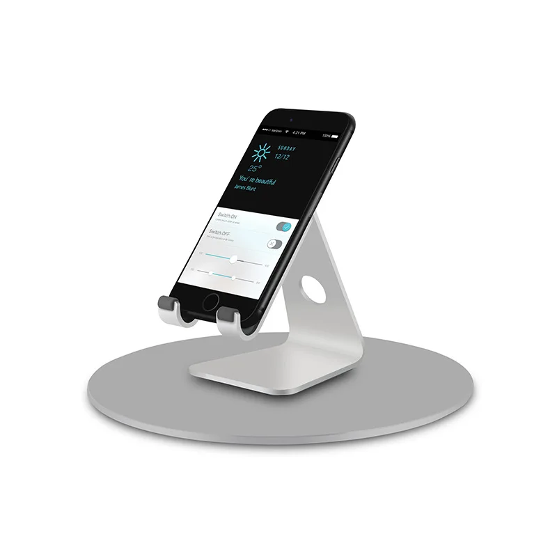 360 Rotation Computer Monitor Base Disc Non-slip Laptop Notebook Aluminum Alloy Stand Dock for Apple Mac Television Projector | Автомобили