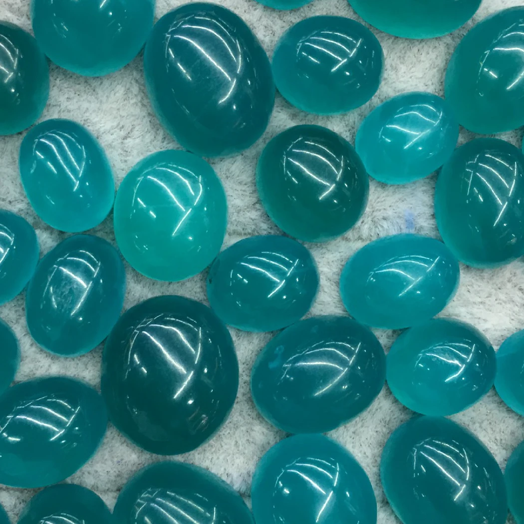 Натуральный незакрепленный Амазонит 5 шт. овальные бусины 10 х15 мм для