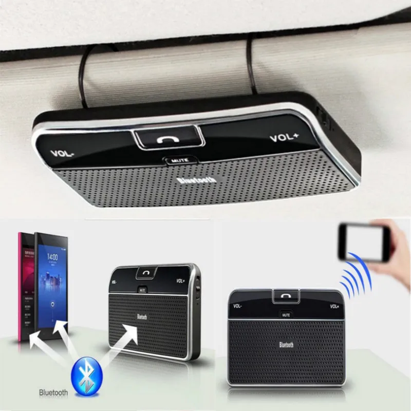 Hands Free Bluetooth автомобильный комплект FM беспроводной спикер телефон MP3 музыкальный