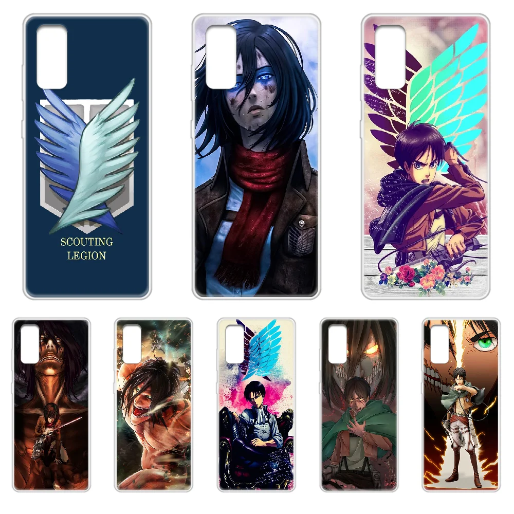 Чехол для телефона из японского аниме атака на Титанов корпус корпуса SamSung Galaxy S 6 7