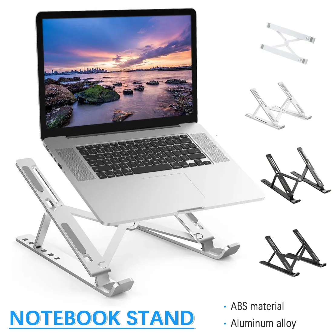 

Hollow Notebook Stand For Easy Heat Dissipation, Easy to Fold, Non-slip And Stable Notebook Stand