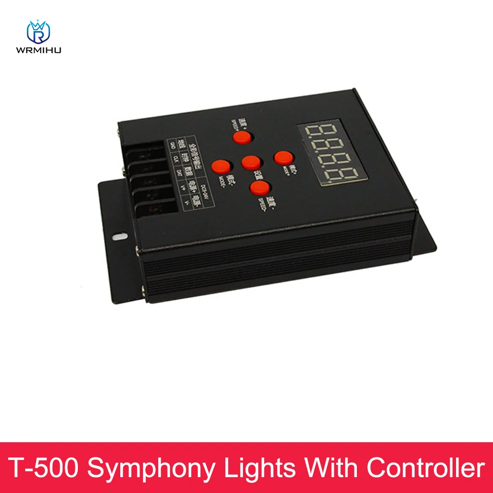 DC5-24V T-500 RGB Mini Smart Symphony Controller WS2811 WS2801 LPD6803 2812b Full Color LED Strip Tape