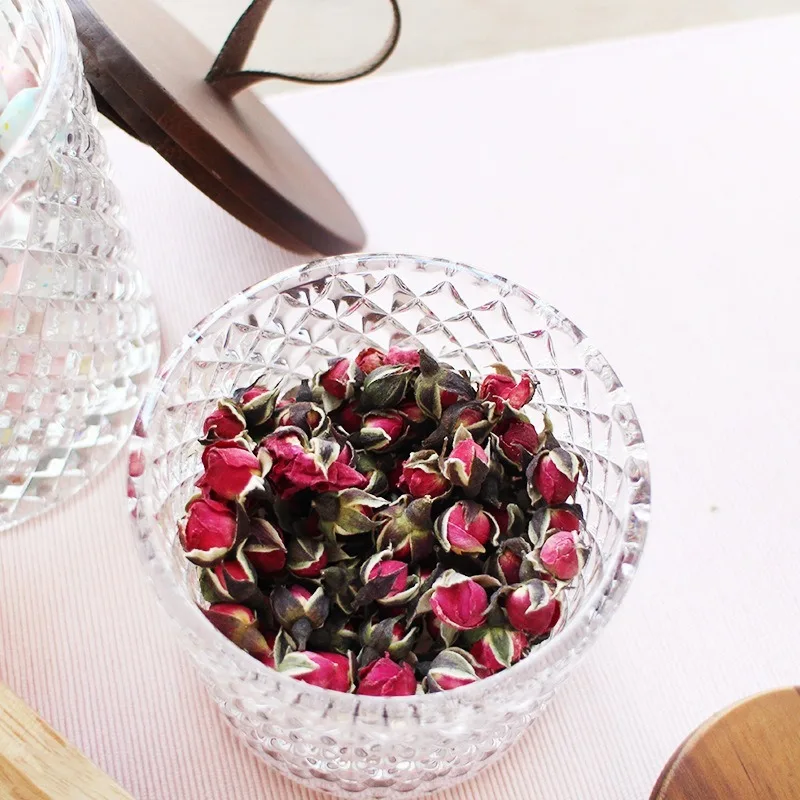 Стеклянная бутылка для хранения акации деревянная коробка ювелирных изделий