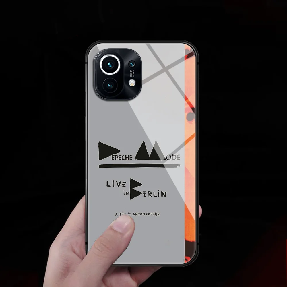 

Depeches Band Modes Tempered Glass Phone Case Cover For Xiaomi Mi Note 9 10 11 T Pro Lite Ultra Cell Hoesjes Luxury Prime