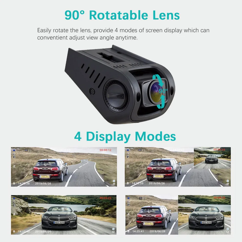 Скрытая мини Автомобильный видеорегистратор камера Full HD 1080P 170 градусов B40 Dash Cam видеокамера A118C приборная панель